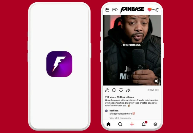 fanbase main interface tiktok alternative